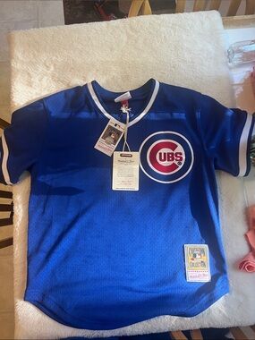 Mitchell & Ness Chicago Cubs Cooperstown Collection BP Jersey Size M #23 NWT